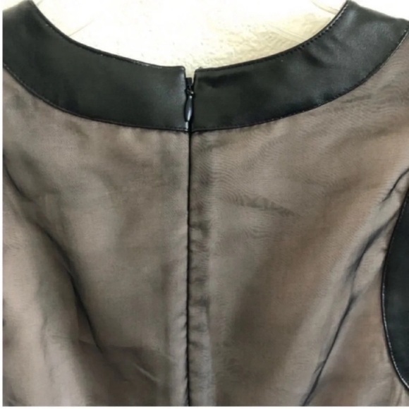 Nha Khanh Black Nude Chiffon Mini Dress - Picture 2 of 6